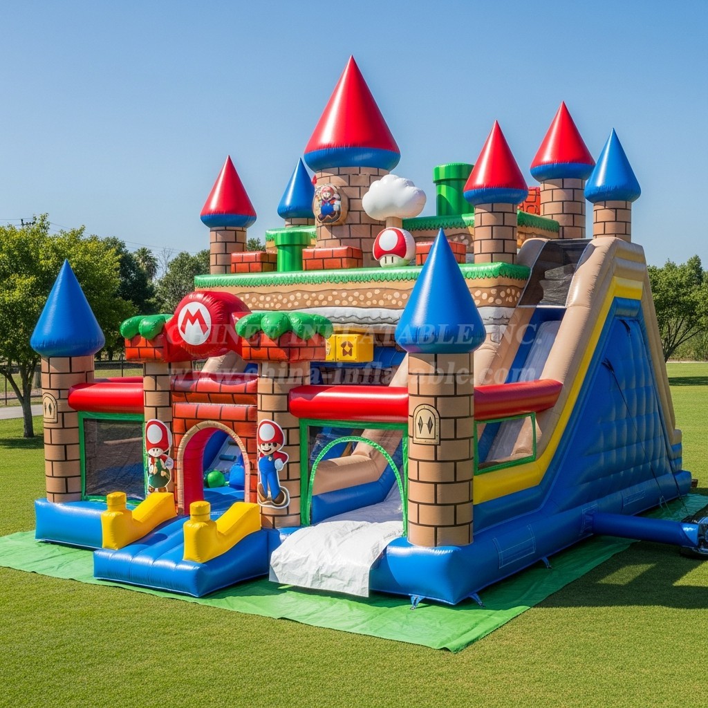 T5-2484 Super Mario Theme Inflatable Castles