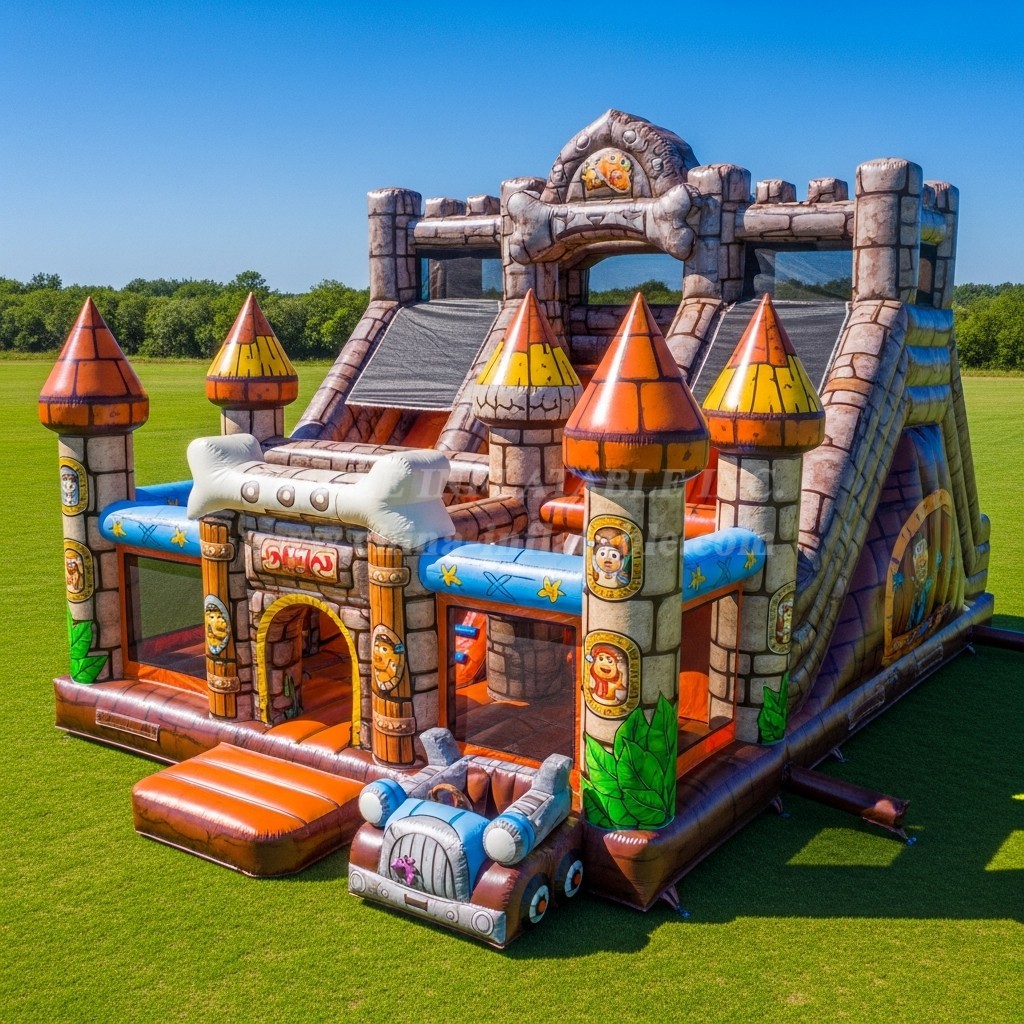 T5-2495 The Flintstones Theme Inflatable Castles