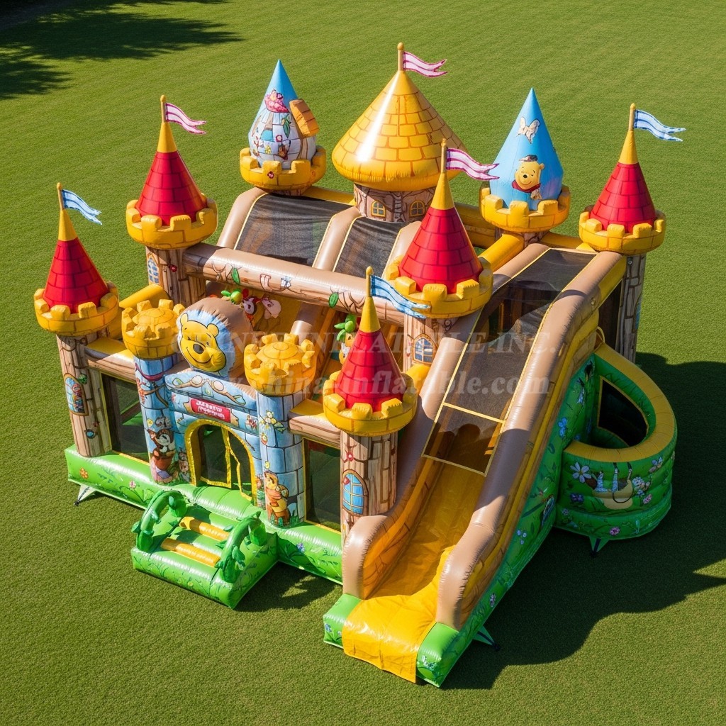 T5-2550 Winnie the Pooh Theme Inflatable Castles