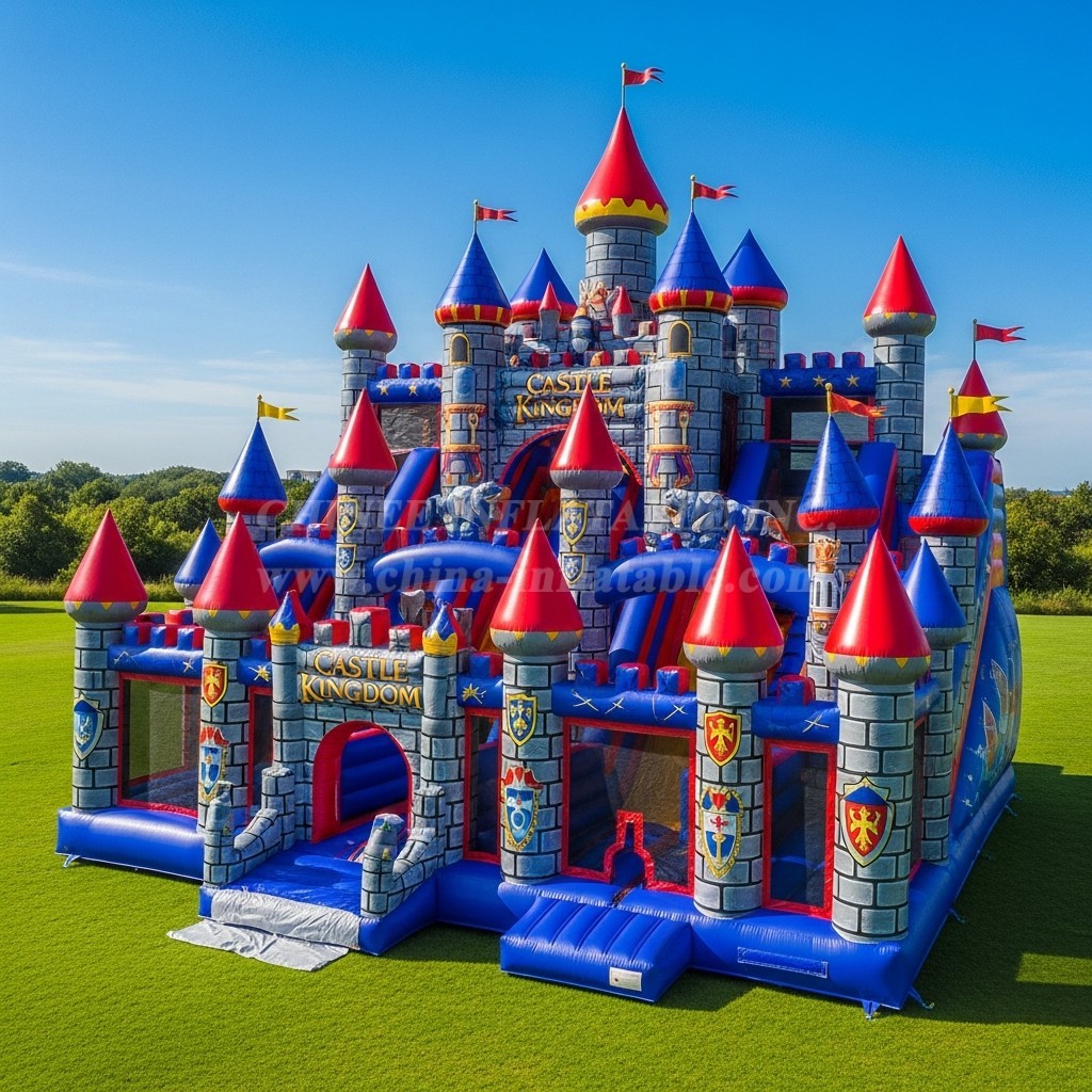 T5-2581 Castle Kingdom Theme Inflatable Castles
