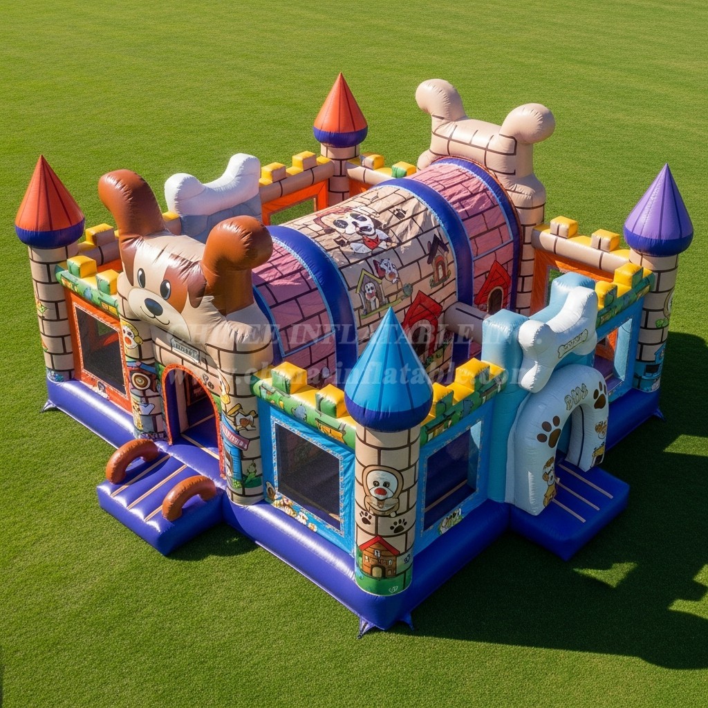T5-2603 Dog Theme Inflatable Castles