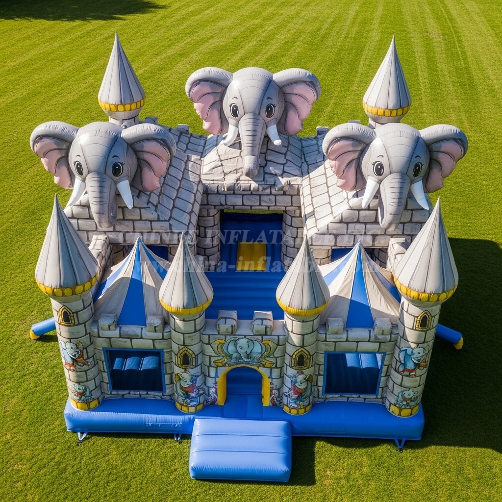 T5-2624 Elephant Theme Inflatable Castles