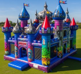 T5-2644 Graffiti Theme Inflatable Castles