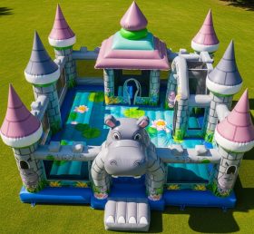 T5-2654 Hippo Theme Inflatable Castles