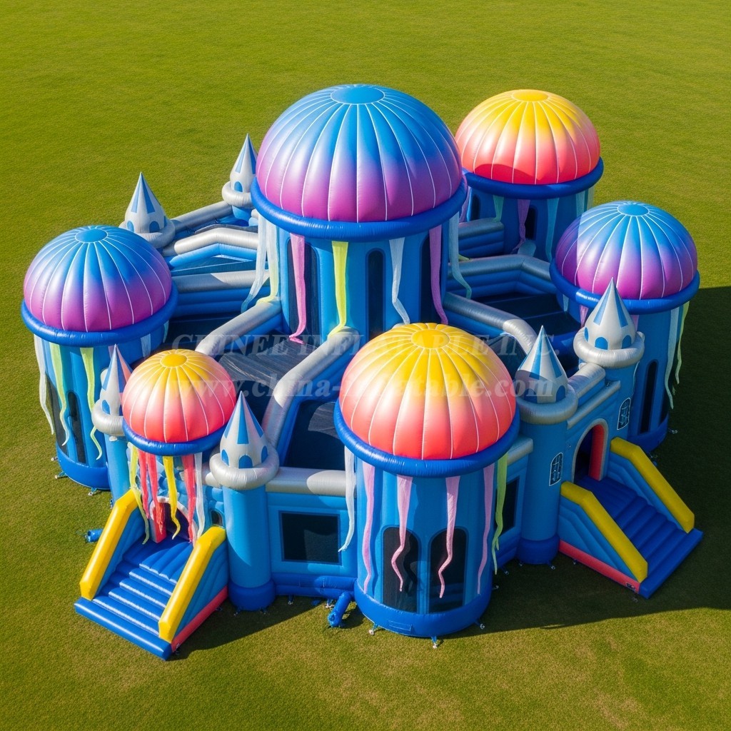 T5-2661 Jellyfish Theme Inflatable Castles