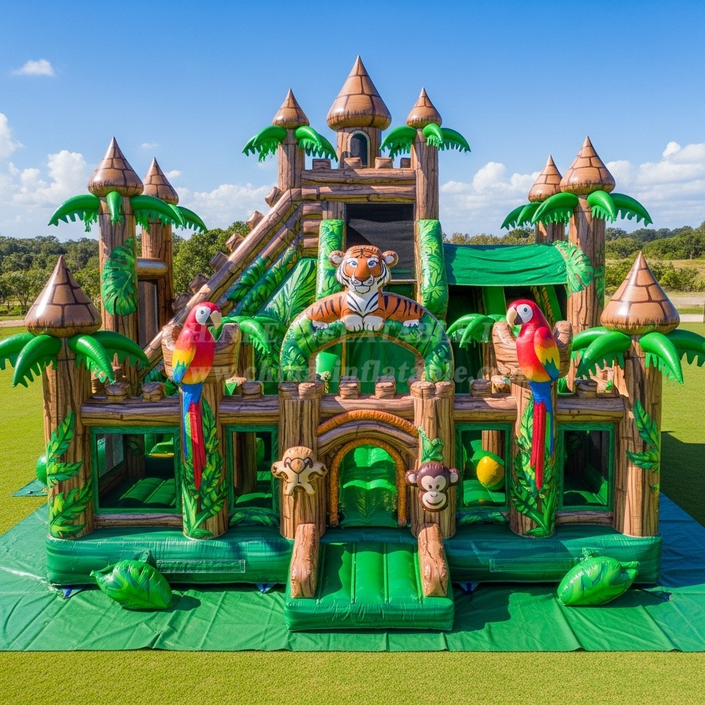 T5-2662 Jungle Theme Inflatable Castles