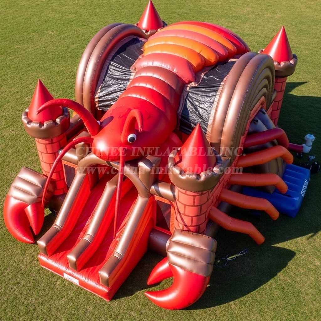 T5-2673 Lobster Theme Inflatable Castles