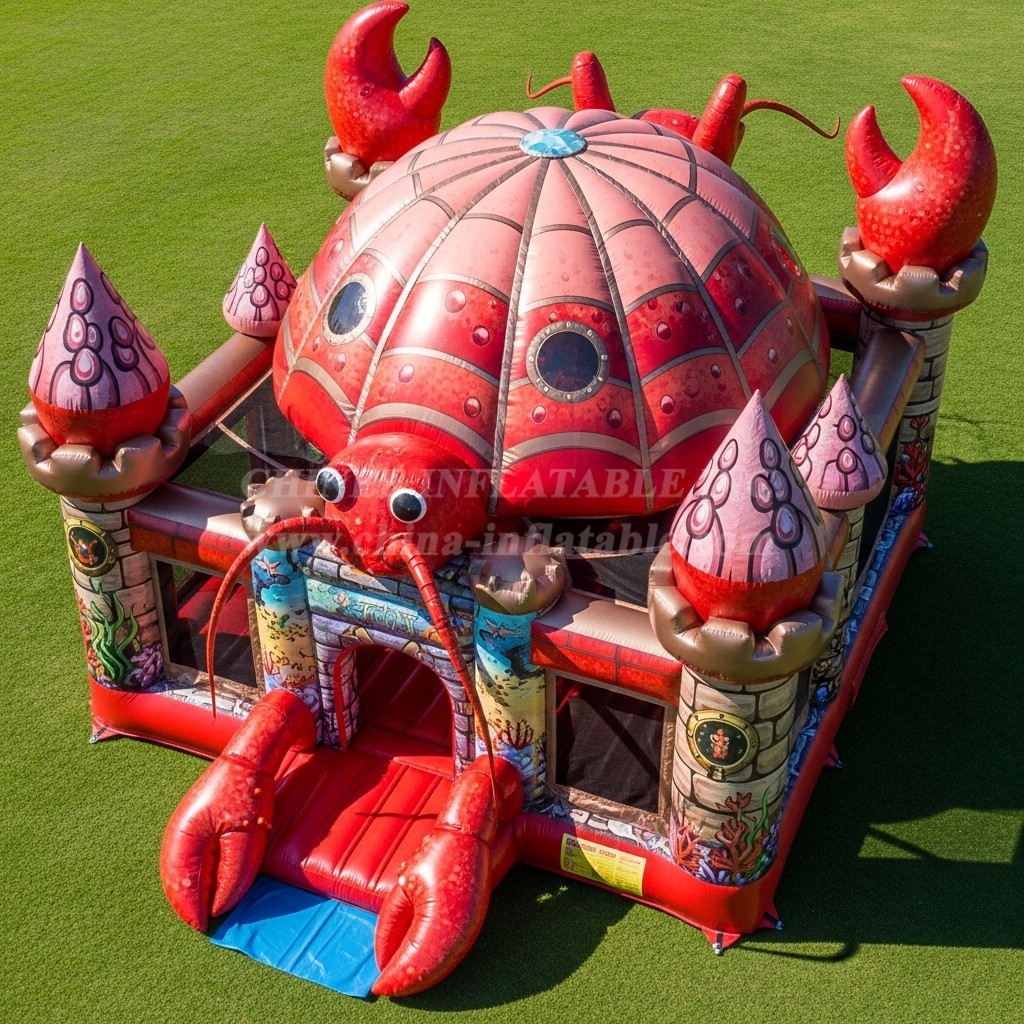 T5-2674 Lobster Theme Inflatable Castles