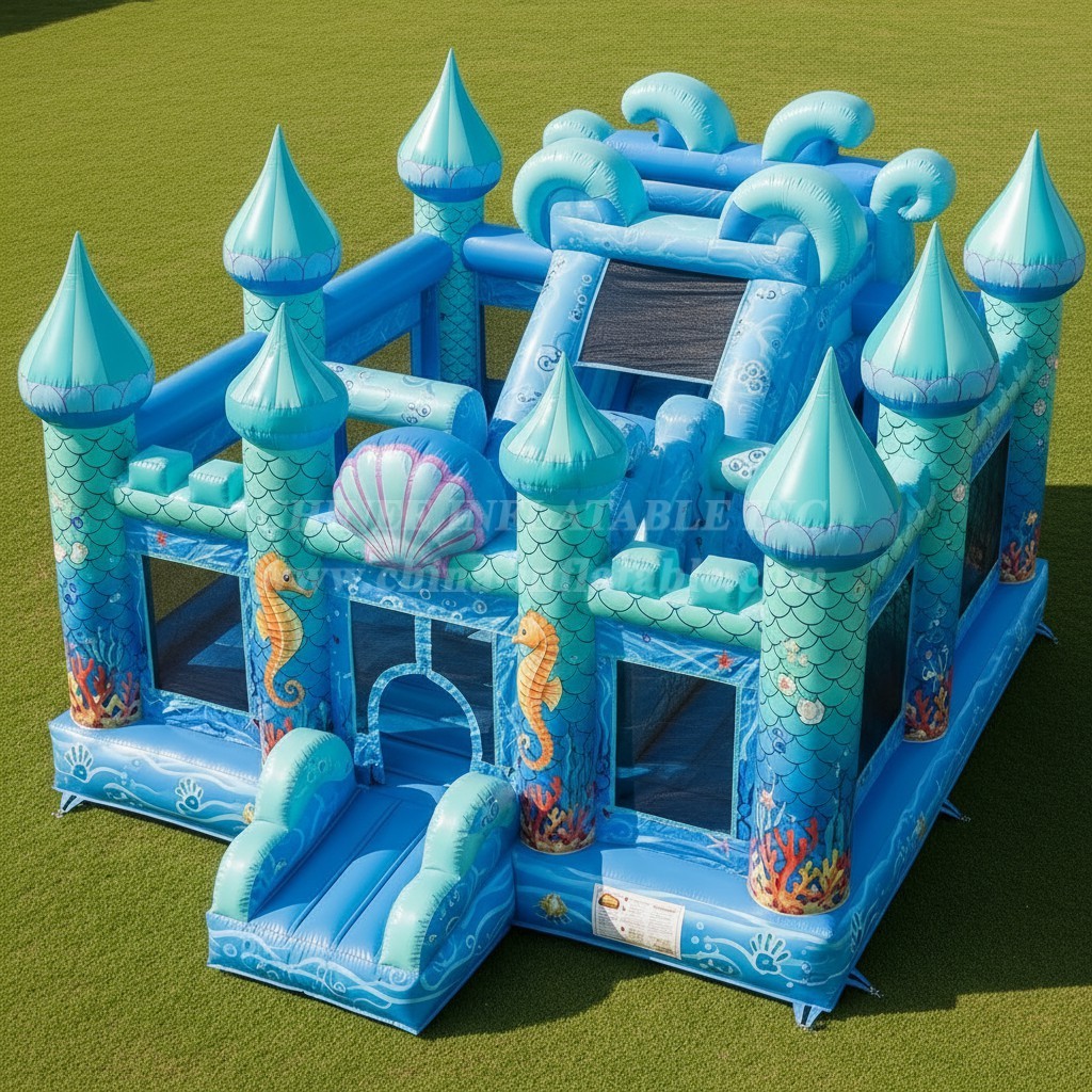 T5-2679 Mermaid Theme Inflatable Castles