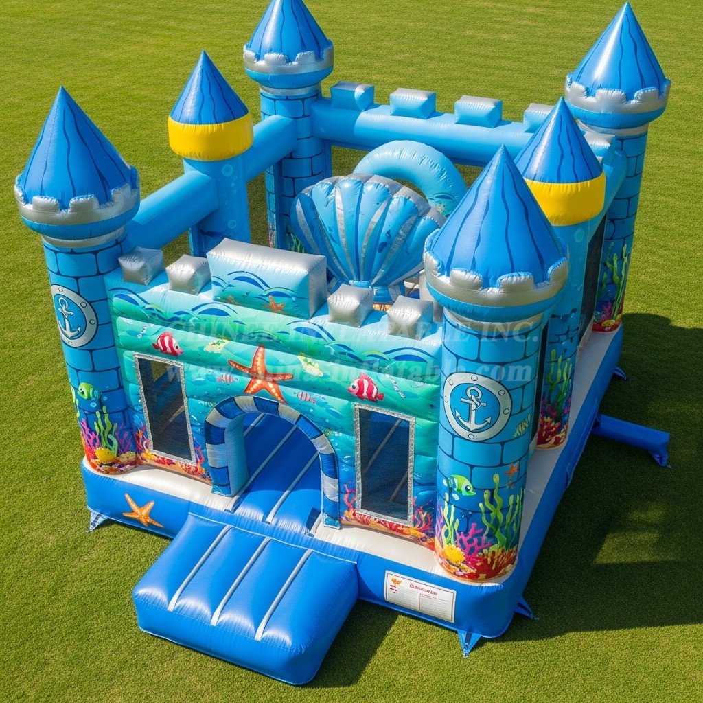 T5-2692 Ocean Theme Inflatable Castles