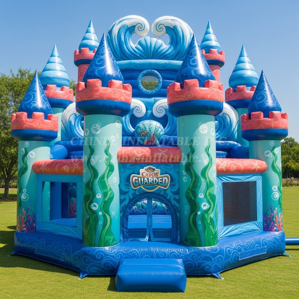 T5-2693 Ocean Theme Inflatable Castles