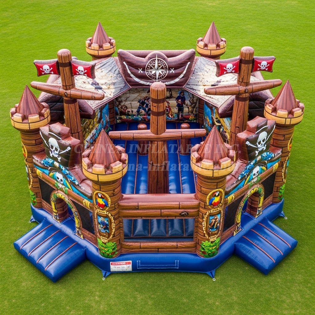 T5-2714 Pirates Theme Inflatable Castles