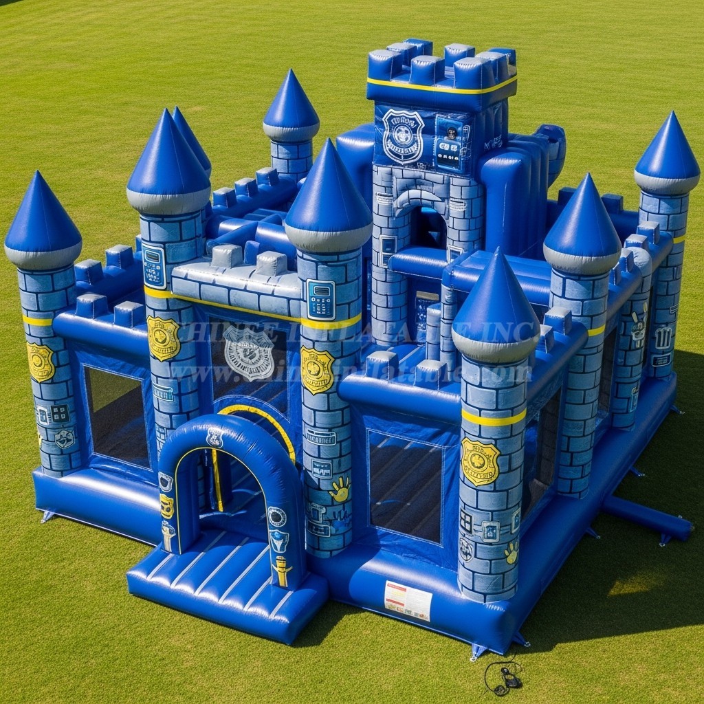 T5-2720 Police Station Theme Inflatable Castles