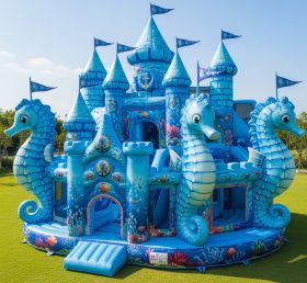 T5-2732 Seahorse Theme Inflatable Castles