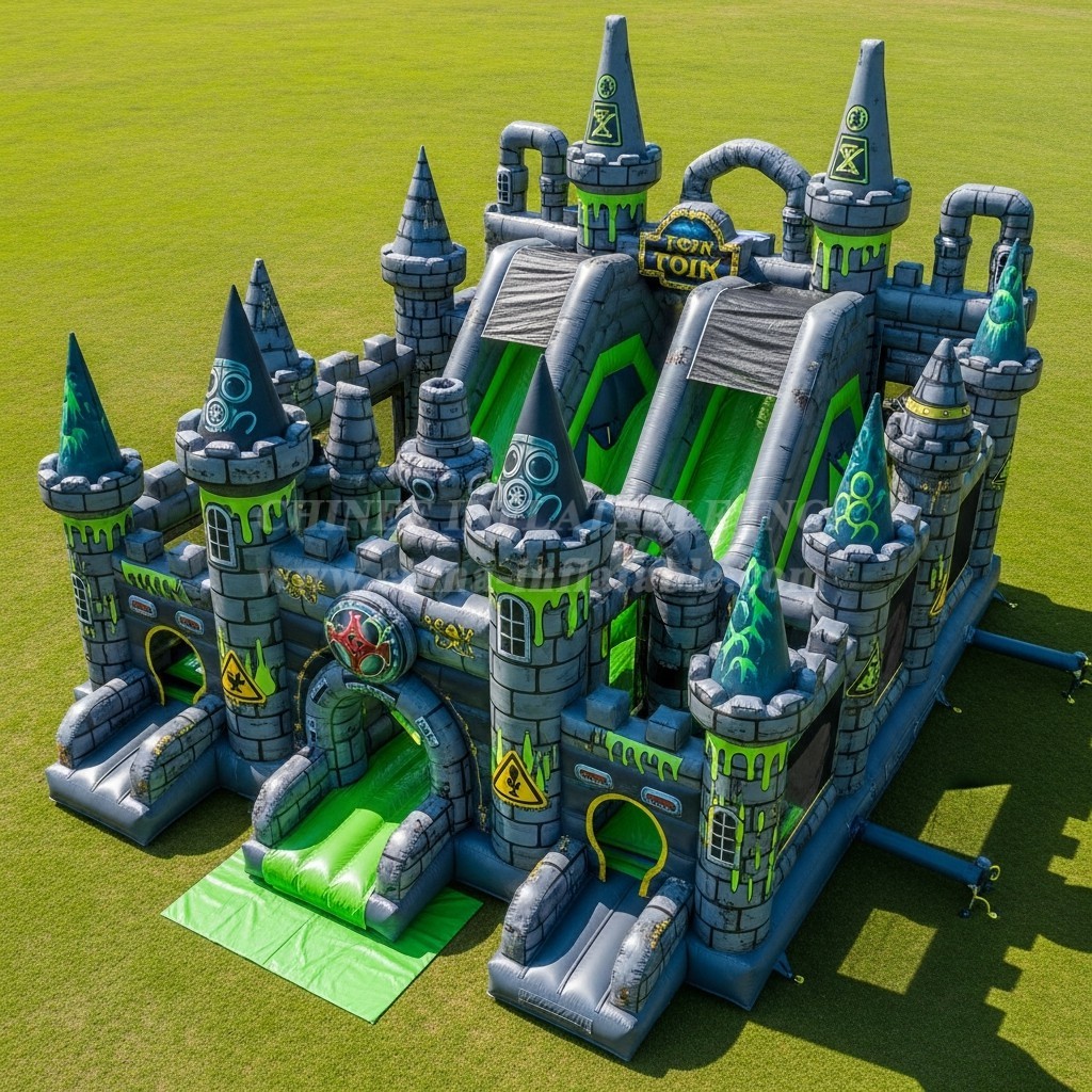 T5-2762 Toxic Theme Inflatable Castles