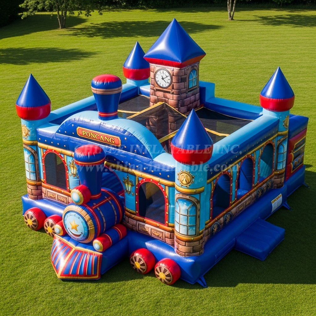 T5-2766 Train Theme Inflatable Castles