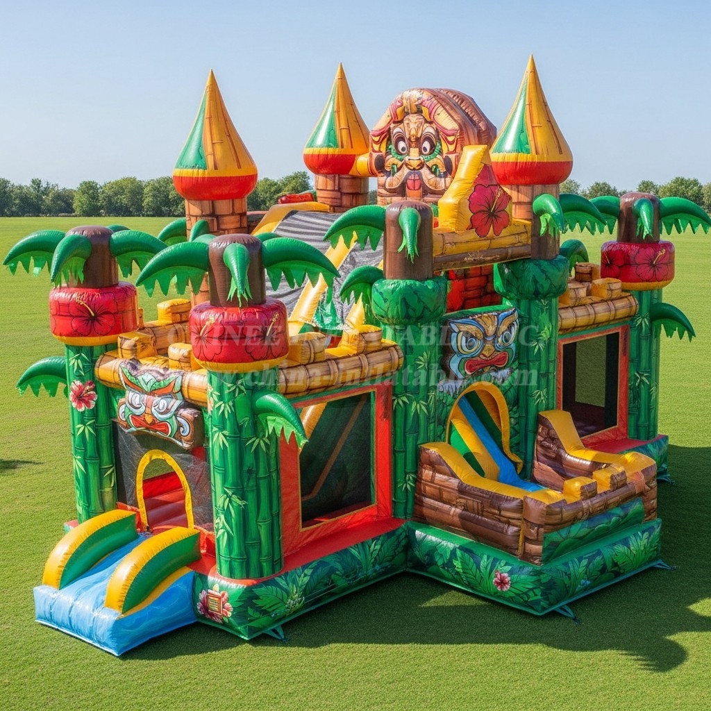 T5-2768 Tropical Theme Inflatable Castles