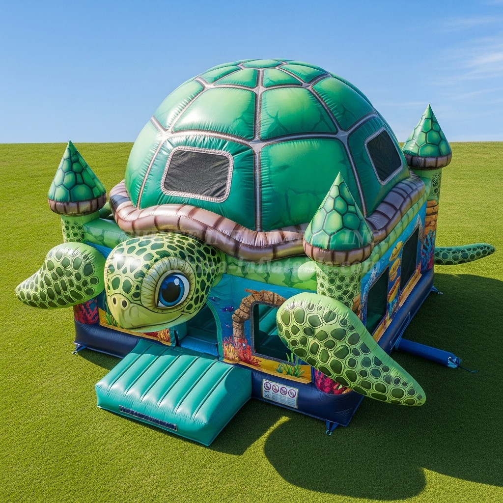 T5-2772 Turtle Theme Inflatable Castles