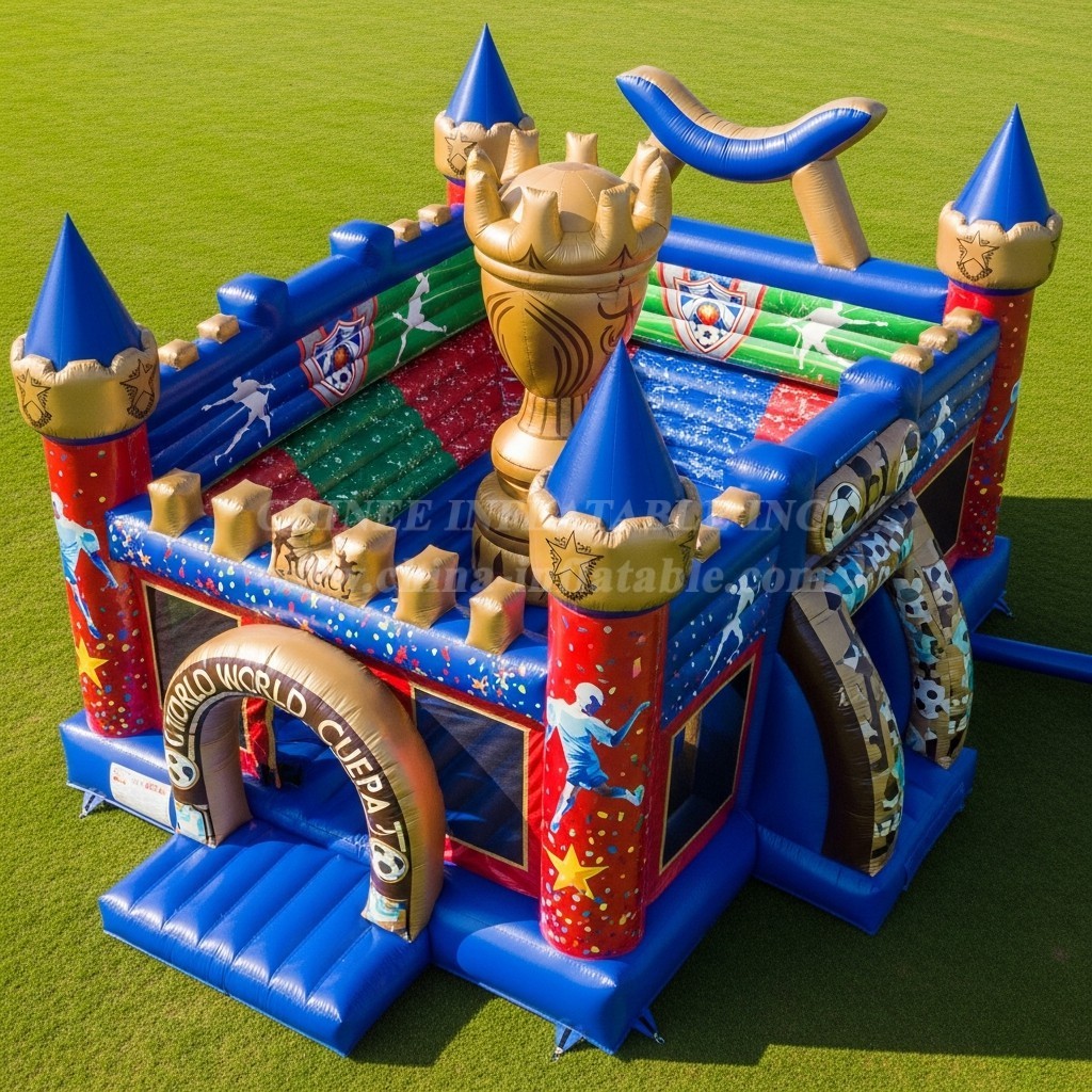 T5-2793 World Cup Theme Inflatable Castles
