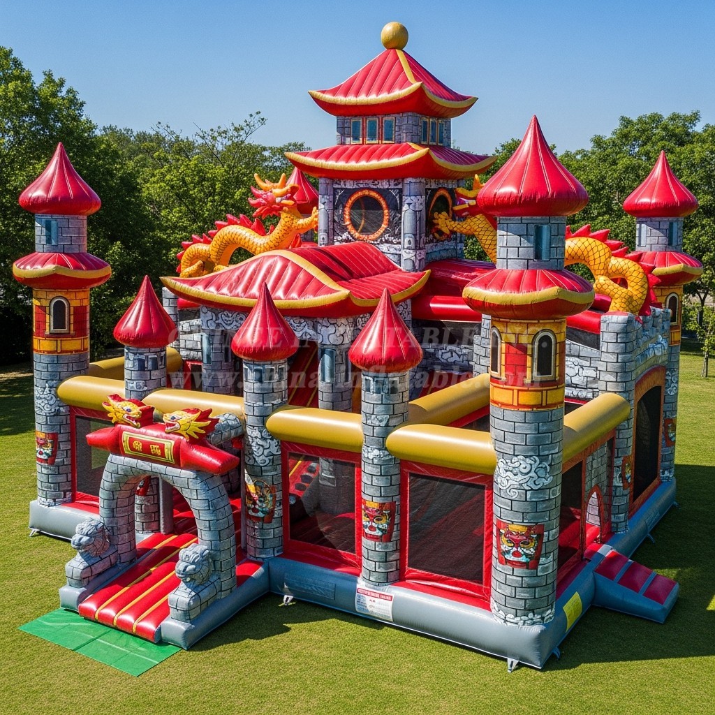 T5-2853 Chinese Style Theme Inflatable Castles