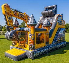 T5-2923 Excavator Theme Inflatable Castles
