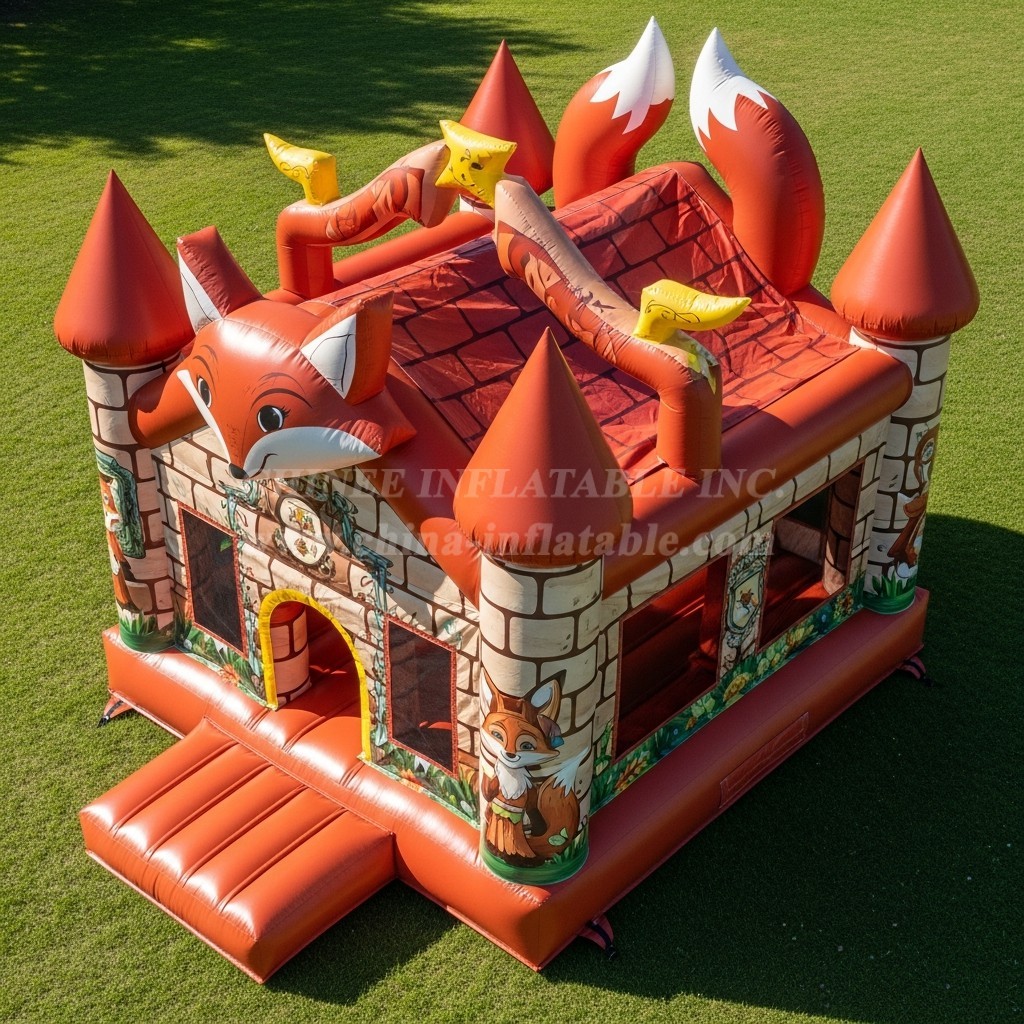 T5-2948 Fox Theme Inflatable Castles