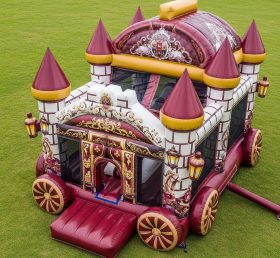 T5-2971 Horse Carriage Theme Inflatable Castles