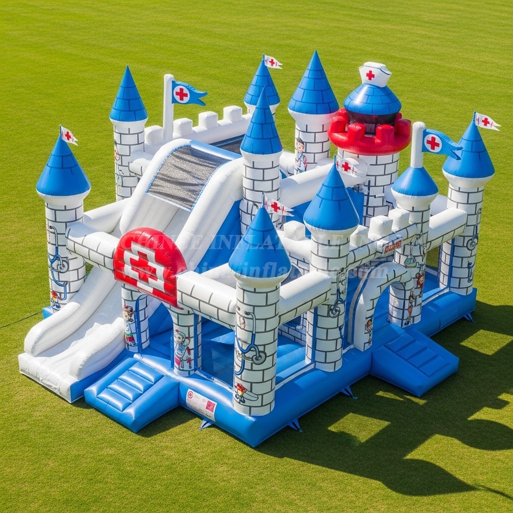 T5-2979 Hospital Theme Inflatable Castles