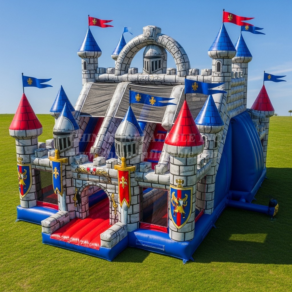 T5-2987 Knight Theme Inflatable Castles