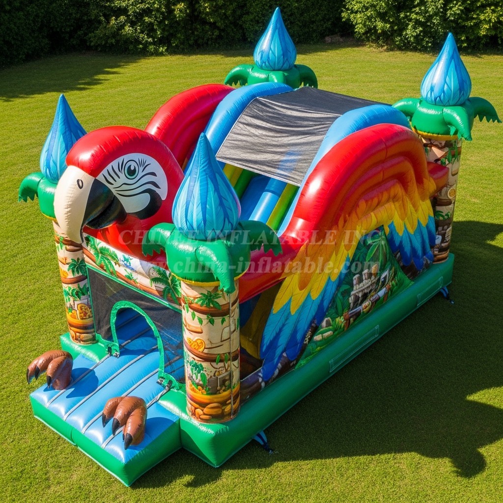 T5-3025 Parrot Theme Inflatable Castles