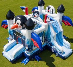 T5-3030 Penguin Theme Inflatable Castles