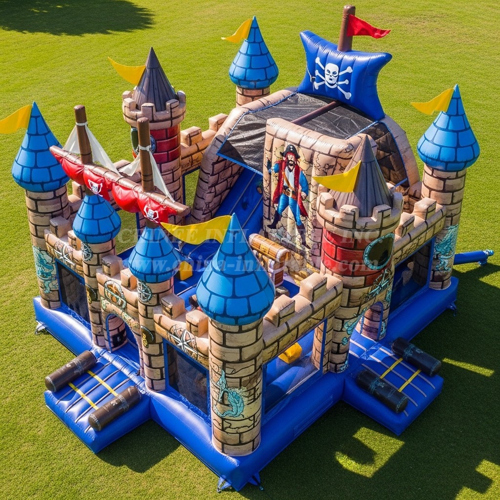 T5-3038 Pirates Theme Inflatable Castles
