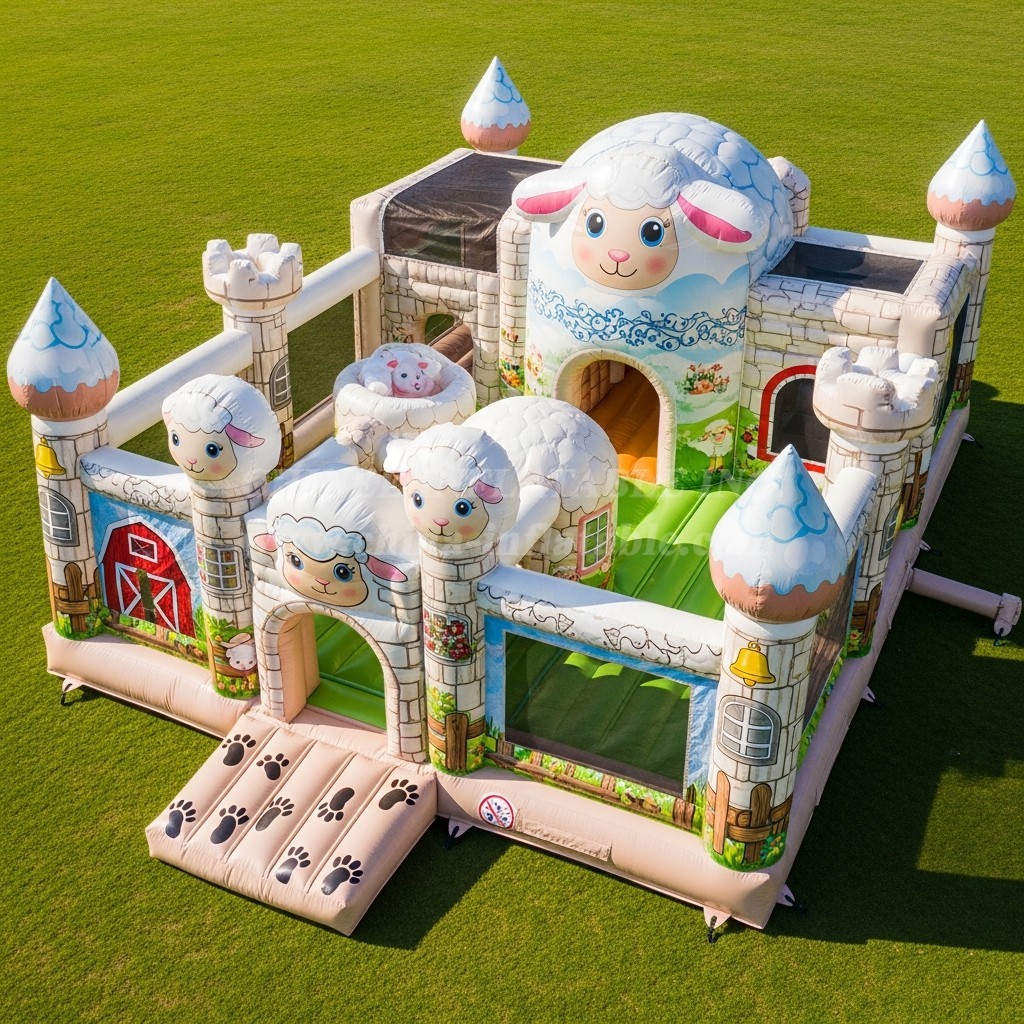 T5-3065 Sheep Theme Inflatable Castles