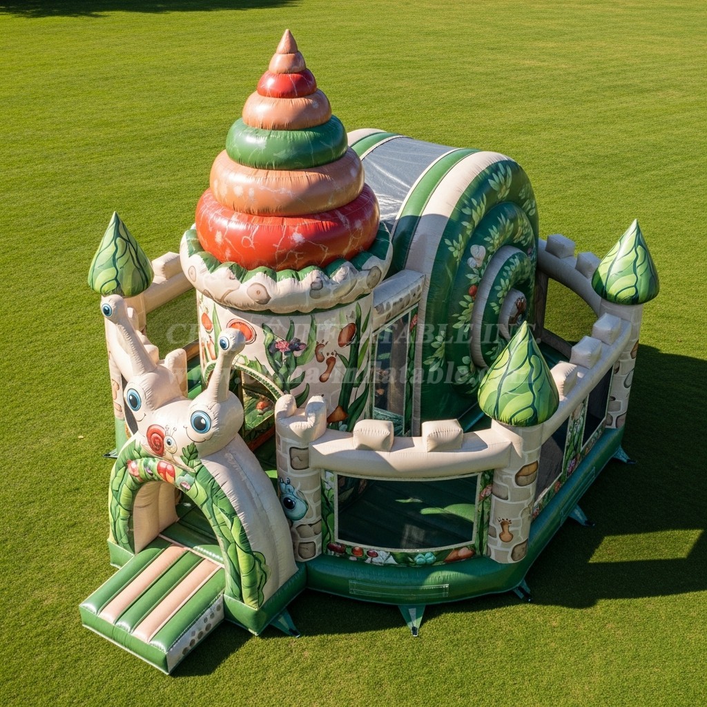 T5-3069 Snail Theme Inflatable Castles