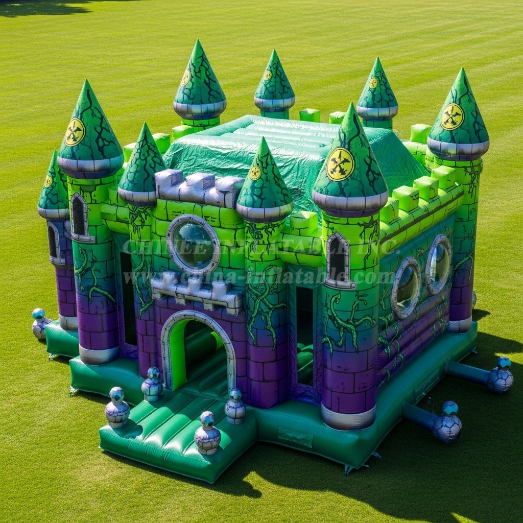 T5-3093 Toxic Theme Inflatable Castles