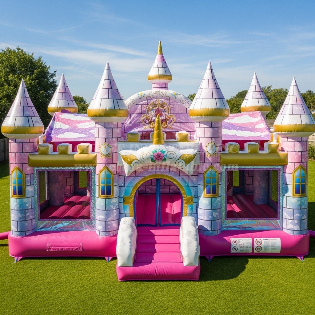 T5-3111 Unicorn Theme Inflatable Castles