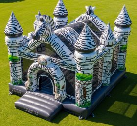 T5-3136 Zebra Theme Inflatable Castles