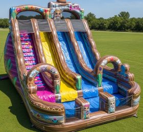 T8-9295 L.O.L. SURPRISE Theme Inflatable Water Slide