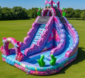 T8-9296 L.O.L. SURPRISE Theme Inflatable Water Slide