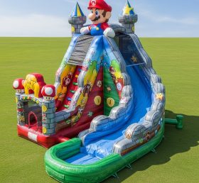 T8-9362 Super Mario Theme Inflatable Water Slide