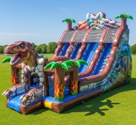 T8-9393 Dinosaur Theme Inflatable Dry Slide