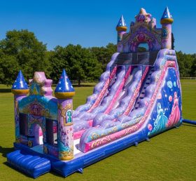 T8-9415 Princess Parties Theme Inflatable Dry Slide