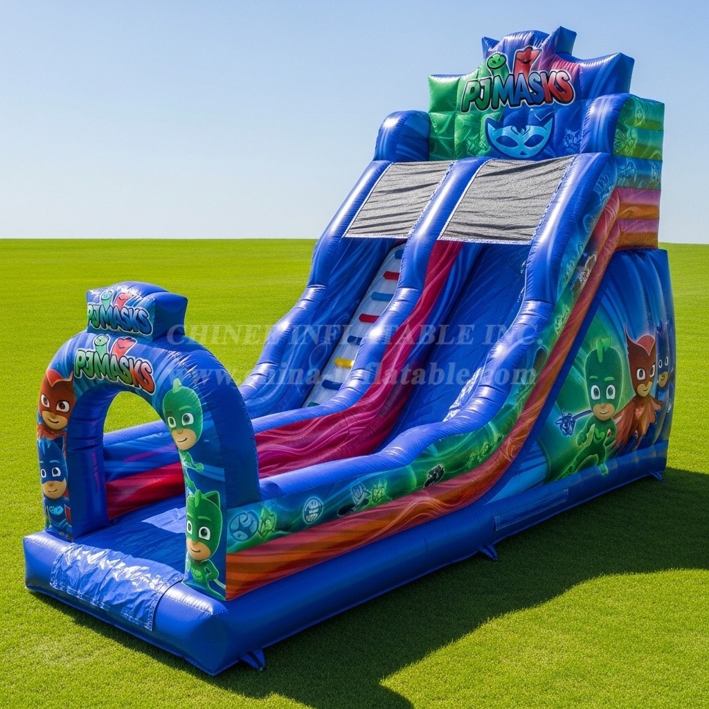 T8-9431 PJ Masks Theme Inflatable Slide