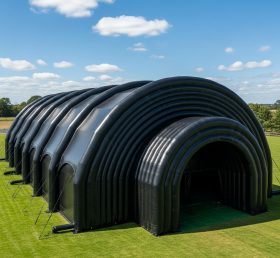 Tent1-6014 Black Tunnel Inflatable Tent