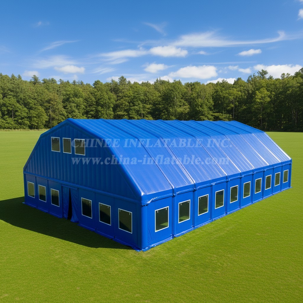 Tent1-6042 Giant Blue Inflatable Tent