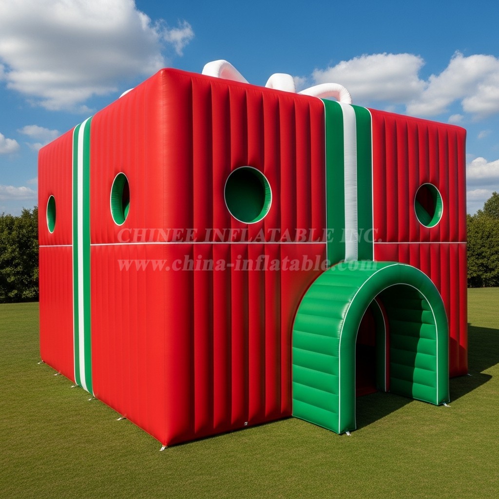 Tent1-6052 Gift Box Theme Inflatable Tent