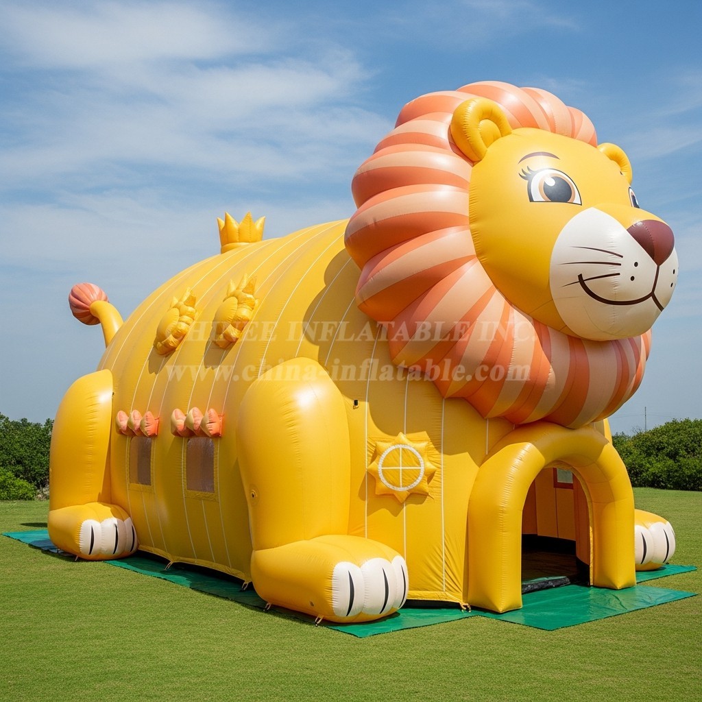 Tent1-6078 Lion Theme Inflatable Tent