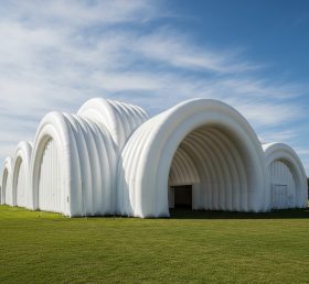 Tent1-6104 White Arch Dome Inflatable Tent