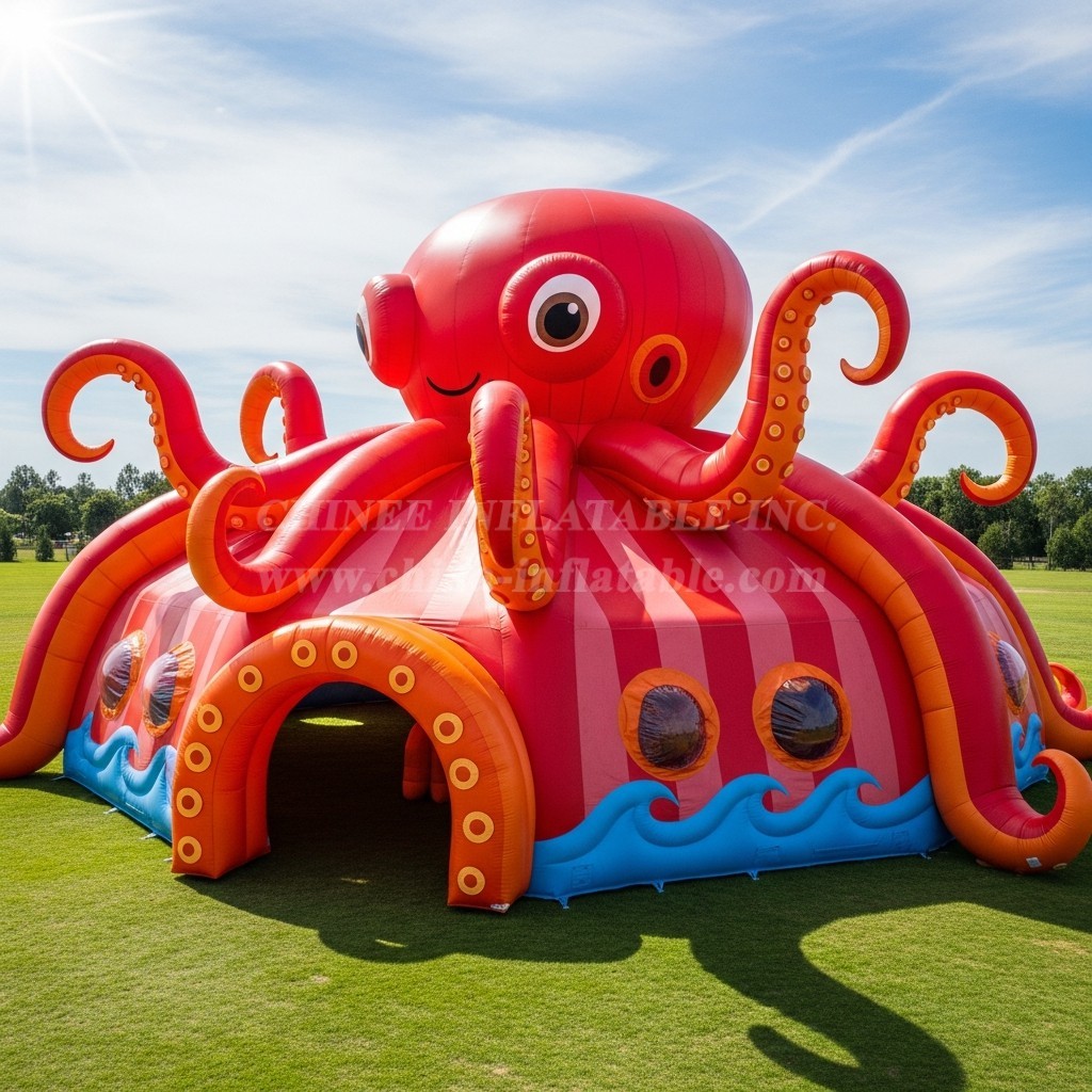 Tent1-6114 Octopus Theme Inflatable Tent