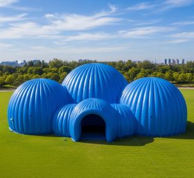 Tent1-6222 Blue Dome Cluster Inflatable Tent